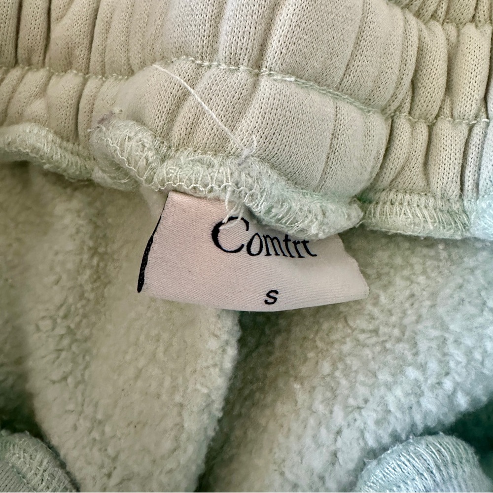 C O M F R T 💚 Pastel Collection Green Heavy Weight Sweat Pants Joggers - Picture 6 of 8